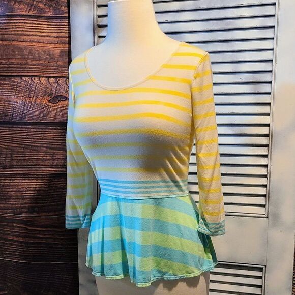 Chelsea & Violet XS Striped Blouse - Picture 1 of 12